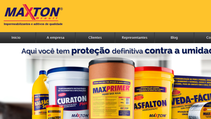 Maxton Brasil - Impermeabilizantes e aditivos de qualidade